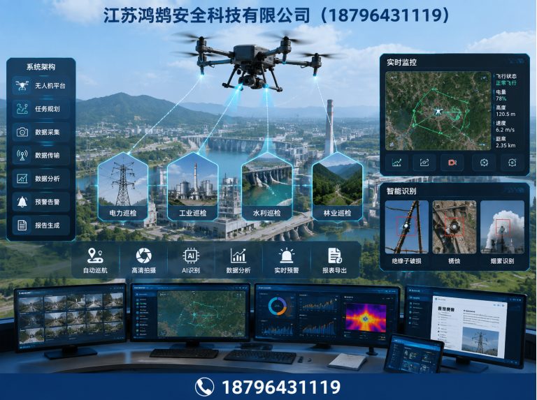 威海无人机巡检系统展示图